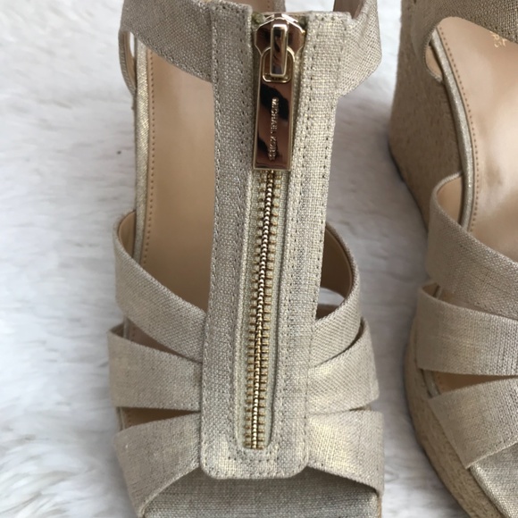 Michael Kors Berkley Wedge Sandals - Picture 5 of 10